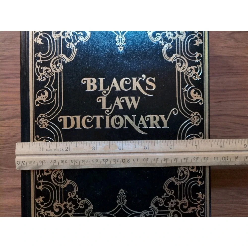 Black's Law Dictionary Special Deluxe Fifth Edition Legal Book Padded 1979/1981